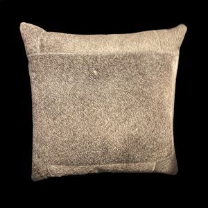 Pair of cow hide pillows